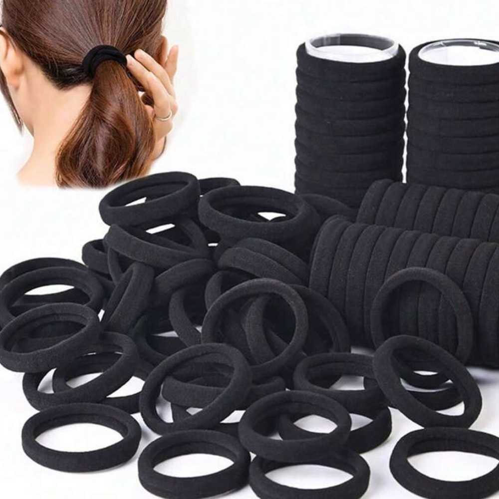 SHEIN Black Hair Ties Set 20 Count